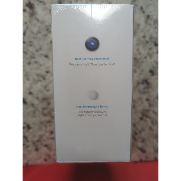 Brand New BNIB Google Nest BH1253-US Thermostat Sensor Silver w/ 1 Temp Sensor - Picture 8 of 9